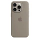 Чехол силиконовый OEM Silicone Case with MagSafe для Apple iPhone 15 Pro Clay + Подарок защитное стекло Pixel для Apple iPhone - изображение 5