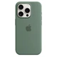 Чехол противоударный силиконовый OEMG Guard Shockproof Silicone Case with MagSafe для Apple iPhone 15 Pro (6.1") Cypress (MT1X3ZM/A) - изображение 6