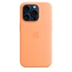 Чехол противоударный силиконовый OEMG Guard Shockproof Silicone Case with MagSafe для Apple iPhone 15 Pro (6.1") Orange Sorbet (MT1W3ZM/A) - изображение 5