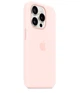 Чохол силіконовий Wave Premium AAA Silicone Case with MagSafe для Apple iPhone 15 Pro Light Pink - зображення 2