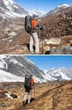 Туристический рюкзак от Naturehike Rock NH19BP095, объем 60+5л, черного цвета. - изображение 6