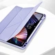 Чехол книжка WIWU Defender Protectived Case Smart Cover With Pencil Slot для Apple iPad Pro 11'' 2018 2019 2020 2021 2022 (A12Z Bionic M1 M2) / Air 4 10.9" Air 4 / 5 10.9" 2020 2021 2022 / Air 2025 Light Purple - изображение 6
