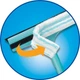 Губка для вікон 20х3 см W&F Cleaner S micro duo LEIFHEIT 51128 - зображення 3