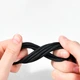 Кабель Baseus Type-C Tungsten Gold Fast Charging Data Cable 100см 100W (CAWJ000001) black - зображення 7