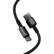 Кабель Baseus Type-C Tungsten Gold Fast Charging Data Cable 100см 100W (CAWJ000001) black - зображення 8