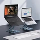 Подставка для ноутбука Baseus UltraStable Pro Series Rotatable and Foldable Laptop Stand (3hinge) серая - изображение 7