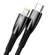 Кабель Baseus Type-C to Lightning Glimmer Series Fast Charging Data Cable 1м 20W CADH000001 black - изображение 1