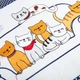Подушка декоративна Котики на дивані 38х43 см блакитна (8-35352*001) TM IDEIA - зображення 4