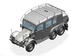 Сборная модель 1/35 радиокомандная машина German Krupp Protze Kfz.19 Bronco CB35220 - изображение 2