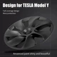 Комплект колпаков 4 шт для Tesla model Y R19 на диски турбіни, Performance чорний - зображення 3