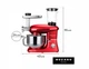 Побутовий кухонний комбайн Mozano Kitchen Assistent RED 2300 Вт - зображення 7