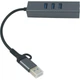 Концентратор USB 3.0 Type-C/Type-A для RJ45 Gigabit Lan, 3*USB 3.0, cable 13 cm Dynamode (DM-AD-GLAN-U3) (194409) - зображення 3