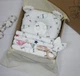 Набор пеленок для новорожденных a.l.babybox Милк и Воздушные шары Белий - изображение 1