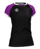Футболка волейбольна жіноча RIGO MEDUSA Black-Violet 3XL - зображення 1