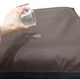 Лежак для собак Waterproof двухсторонний лежанка для собак и кошек спальное место для животных съемный чехол с бортами 130×100×26 см Huge and Tiny Коричневий с черным - изображение 3