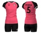 Волейбольна форма жіноча RIGO MEDUSA Black-Pink 2XL - зображення 2