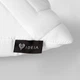 Подушка NORDIC COMFORT IDEIA 40х40 см чехол стеганный антиаллергенное волокно белая - изображение 5