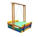 Пісочниця дерев'яна Sportbaby 180х145 см Різнобарвний - зображення 5
