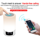 Сенсорний акумуляторний світильник з Bluetooth колонкою, будильником та радіо VHG M6 Touch Lamp, Portable Speaker White - зображення 4