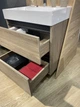 Тумба Palma-2 700 c умывальником Vitold 700, орех - изображение 5