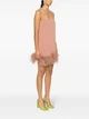 Платье Pinko 40 Пудровый 102949 - изображение 3