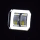 Светодиодные противотуманные Led ближний свет квадратная фара с четкой свето теневой границей + Набор для подключения - изображение 4
