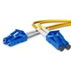 Патч-корд оптичний LC/UPC-LC/UPC Жовтий LSZH, Singlemode G.657.А2 (SM) Flex, Duplex, 2мм - 5 м - зображення 3