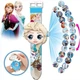 Часы наручные детские с 3d проектором "Эльза/Холодное сердце (Frozen)" голубой 1002-21 - изображение 1