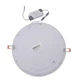 Світильник врізний LED Round AL510 Downlight 24W-220V-1700L-4000K Alum TNSy - зображення 2