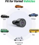 Автомобильное зарядное устройство UGREEN CD239 Car Charger 69W Max (Black) (UGR-20467) (UGR-20467) - изображение 6