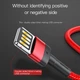 Кабель для зарядки Lightning Apple iphone BASEUS Cafule Special Edition 1M 2.4A Черно-Красный (CALKLF-G91) - изображение 4