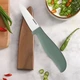 Овощной нож с керамическим лезвием зеленый Ardesto Fresh - изображение 2
