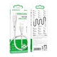 USB кабель Borofone BX98, Type-C, 1.0 м., Сірий - 386974 - зображення 2
