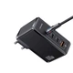 Мережевий зарядний пристрій Usams US-CC163 T50 100W 4 Ports ACCC GaN Fast Charger (EU) Black (CC163TC01) - изображение 4