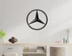 Декоративне панно на стіну з дерева Upwood Decor Мерседес Про Mercedes Pro 50 х 50 см black - зображення 1