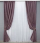 Комплект готовых штор VR-Textil Бархат № 1324ш Сливовый 100х270 см 2 шт (31-590) - изображение 2
