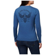 Женская футболка на длинный рукав 5.11 ALL HOGS GO TO HEAVEN LONG SLEEVE TEE 69225 Medium, Ensign Blue - изображение 2