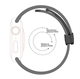 Силиконовый ремешок Fruct Magnetic Buckle для Apple Watch 42/44/45/46/49 mm Магнитная застежка Grey - изображение 3