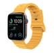 Силиконовый ремешок Fruct Lightning Buckle для Apple Watch 42/44/45/46/49 mm Yellow - изображение 1