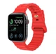 Силиконовый ремешок Fruct Lightning Buckle для Apple Watch 42/44/45/46/49 mm Red - изображение 1