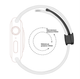 Силиконовый ремешок Fruct Magnetic Buckle для Apple Watch 38/40/41/42 mm Магнитная застежка White - изображение 3