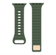 Силиконовый ремешок Fruct Lightning Buckle для Apple Watch 42/44/45/46/49 mm Green - изображение 3