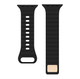 Силиконовый ремешок Fruct Lightning Buckle для Apple Watch 42/44/45/46/49 mm Black - изображение 3