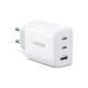 Зарядний пристрій UGREEN CD275 65W 2C1A Fast Charger (White) EU (UGR-90496) (UGR-90496) - зображення 1