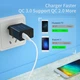 СЗУ Essager Fangbo QC3.0 3U (QC+Dual 2.4A) Charging Head black (ECTQC3-FBB01 - зображення 5