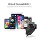 СЗУ Essager Fangbo QC3.0 3U (QC+Dual 2.4A) Charging Head black (ECTQC3-FBB01 - зображення 4