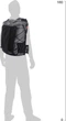 Рюкзак трекинговый Naturehike Rock Series NH19BP095 60 л Черный (6927595746370) - изображение 7