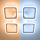Люстра светодиодная потолочная LUMINARIA ROOM 60W 4S APP 388/73 WHITE 220V IP20, LED светильник с пультом ДУ - изображение 3