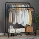 Напольная двойная стойка - вешалка для одежды и обуви Loft Rack стальная Черный - изображение 1
