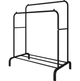 Напольная двойная стойка - вешалка для одежды и обуви Loft Rack стальная Черный - изображение 3